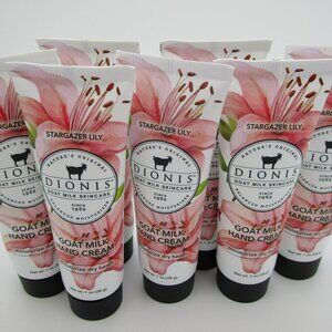 STARGAZER LILY Dionis Goat Milk Hand Cream 1 oz - Lot of 7